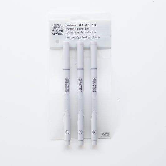 Winsor & Newton Fineliner Cool Gray Set 3