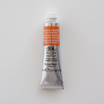 Winsor & Newton Professional Water Colours 5ml Winsor Orange (red shade) 1