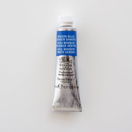 Winsor & Newton Professional Water Colours 5ml Winsor Blue (green shade) 1
