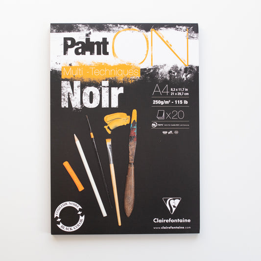 Schwarzes Papier A4 250gr
