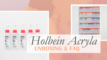 HOLBEIN ACRYLA // Unboxen van alle sets & FAQ