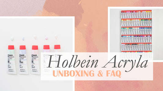 HOLBEIN ACRYLA // Unboxen van alle sets & FAQ | HOLBEIN ACRYLA // Unboxing all sets & FAQ