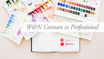 Winsor & Newton Professional vs Cotman, wat zijn de verschillen?