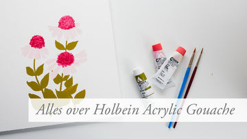 ALLES OVER // Holbein Acryla Gouache + video