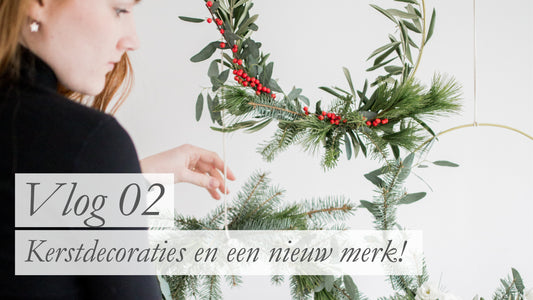 VLOG 02 // Een kerstboom halen en een heel mooi nieuw merk inkopen!