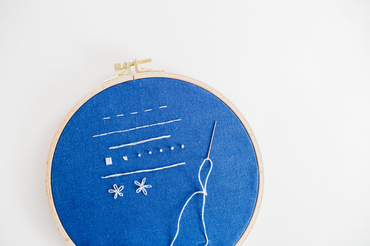 Leren borduren: De Basis Borduursteken | Learn to embroider: The Basic Embroidery Stitches
