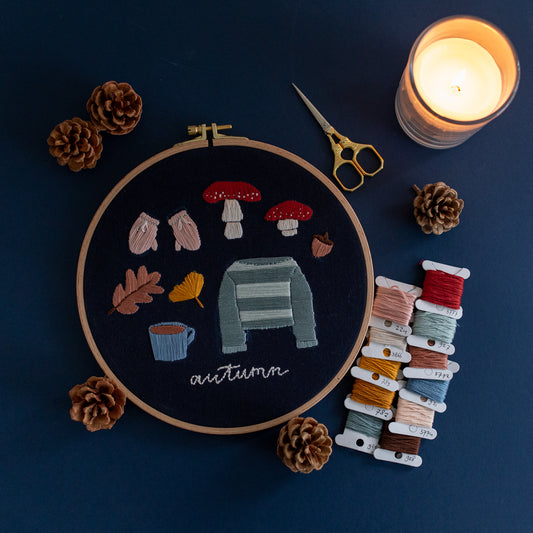 Embroidery kit Cosy Autumn