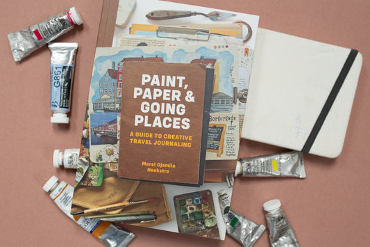 Merel Djamila Hoekstra over haar werk en boek Paint, Paper & Going Places