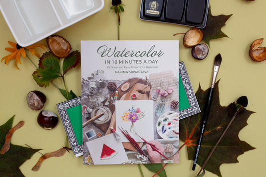 Garima Srivastava over haar nieuwe boek 'Watercolor in 10 minutes a day'