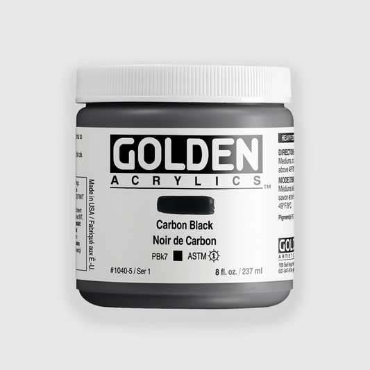 Golden Heavy Body Carbon Black 237 ml