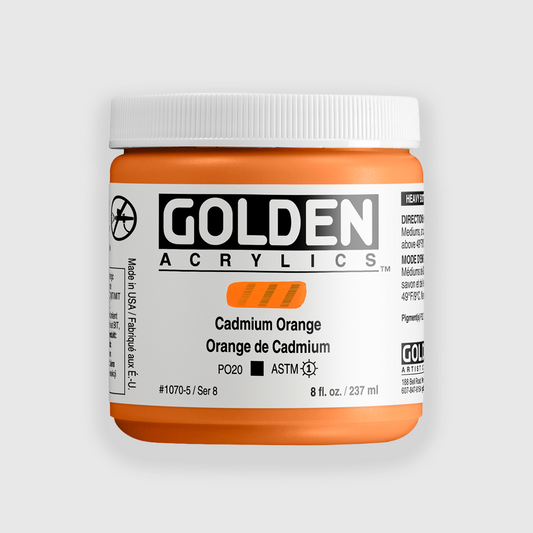 Golden Heavy Body Cadmium Orange 237 ml