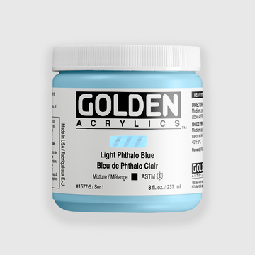 Golden Heavy Body Light Phthalo Blue 237 ml