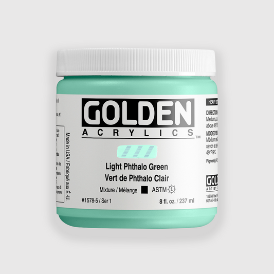 Golden Heavy Body Light Phthalo Green 237 ml