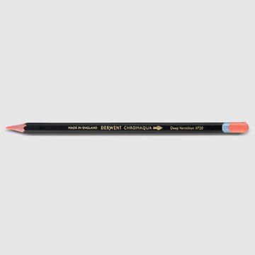 Derwent Chromaqua Pencil 0720 Deep Vermilion