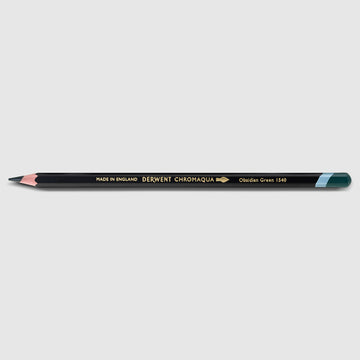 Derwent Chromaqua Pencil 1540 Obsidian Green