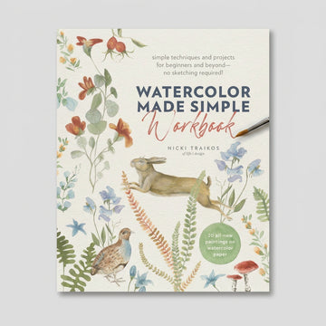 Watercolor made simple Workbook by Nicki Traikos