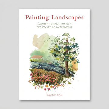 Painting landscapes by Inga Buividavice