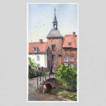 Workshop Stadsgezichten in Aquarel door Michiel Geurts 21 februari 10.00-15.00u