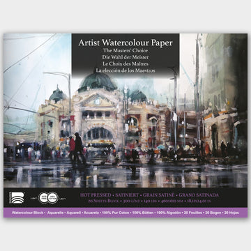 Baohong Masters' Choice 300g Block Hot pressed 46x61cm Amanda Hyatt