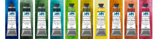 Michael Harding Artist Watercolour 15ml Set 10 Botanical