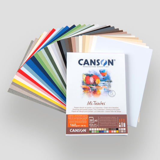 Canson Mi-Teintes The collection 30 kleuren A5