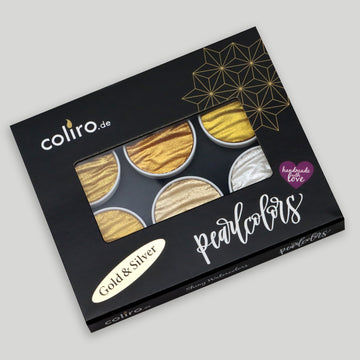 Coliro Pearlcolors Set Gold &amp; Silber