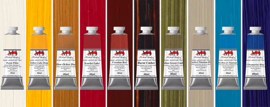 Michael Harding Oil paint 40ml Set 10 Desert