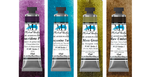 Michael Harding Artist Watercolour 15ml Set 4 Exploration