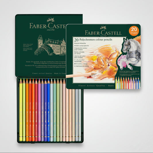 Faber-Castell Polychromos set 20 nieuwe kleuren Reservering