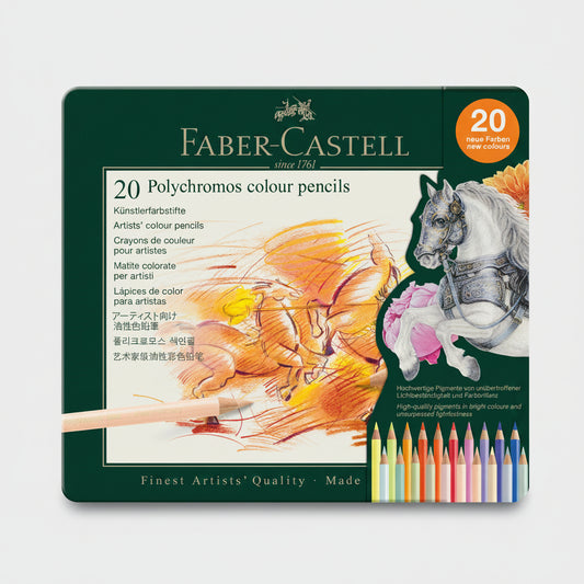 Faber-Castell Polychromos set 20 nieuwe kleuren Reservering