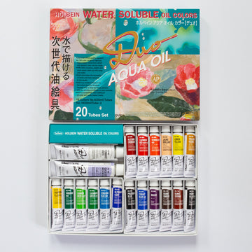 Holbein DUO Watersoluable Oil Color 20 Colors Set