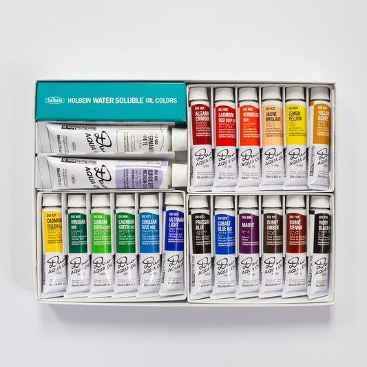 Holbein DUO Watersoluable Oil Color 20 Colors Set