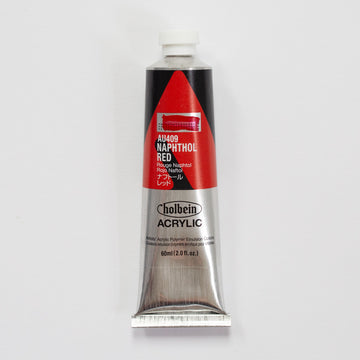 Holbein Acrylic Heavy body AU409 Naphthol Red B 60ml