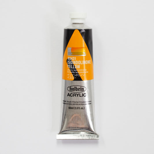 Holbein Acrylic Heavy body AU431 Isoindolinone Yellow C 60ml