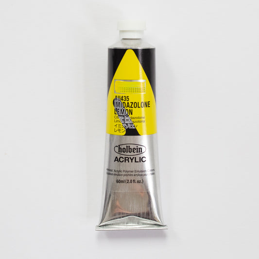 Holbein Acrylic Heavy body AU435 Imidazolone Lemon C 60ml