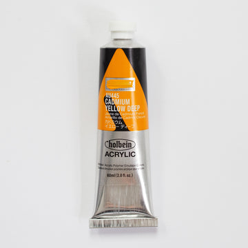 Holbein Acrylic Heavy body AU445 Cadmium Yellow Deep D 60ml