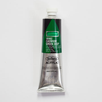 Holbein Acrylic Heavy body AU462 Cadmium Green Deep D 60ml