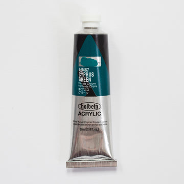 Holbein Acrylic Heavy body AU467 Cyprus Green E 60ml