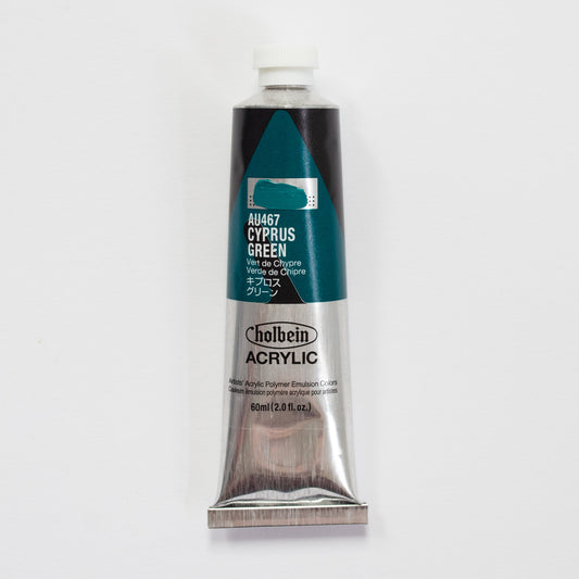 Holbein Acrylic Heavy body AU467 Cyprus Green E 60ml