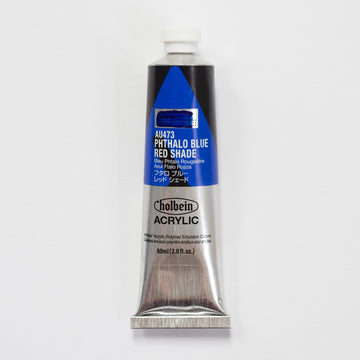 Holbein Acrylic Heavy body AU473 Phthalo Blue Red Shade B 60ml