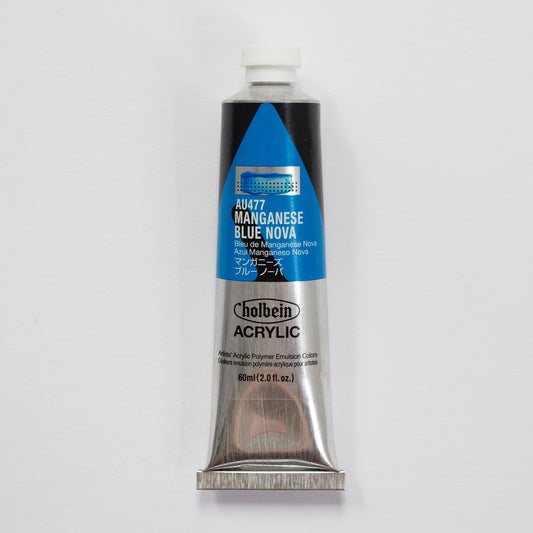 Holbein Acrylic Heavy body AU477 Manganese Blue Nova A 60ml