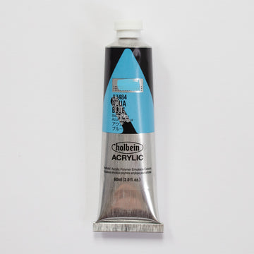 Holbein Acrylic Heavy body AU484 Aqua Blue A 60ml