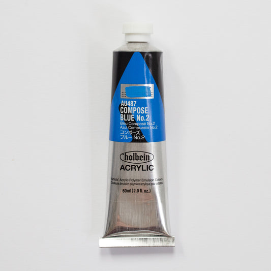 Holbein Acrylic Heavy body AU487 Compose Blue 2 B 60ml