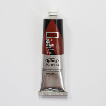 Holbein Acrylic Heavy body AU518 Azo Brown D 60ml