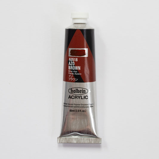 Holbein Acrylic Heavy body AU518 Azo Brown D 60ml