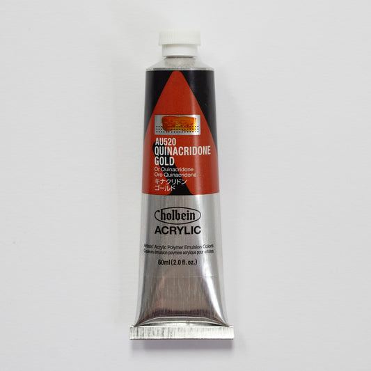 Holbein Acrylic Heavy body AU520 Quinacridone Gold D 60ml