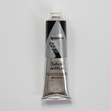 Holbein Acrylic Heavy body AU563 Pearl Silver D 60ml