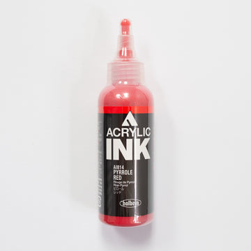 Holbein Acrylic Ink AI814 Pyrrole Red C 100ml