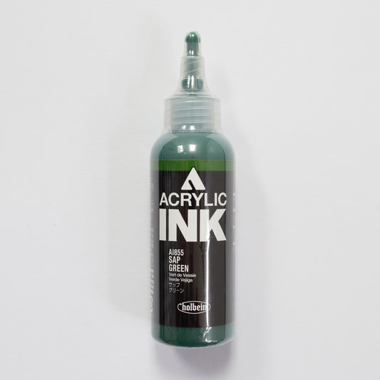 Holbein Acrylic Ink AI855 Sap Green C 100ml