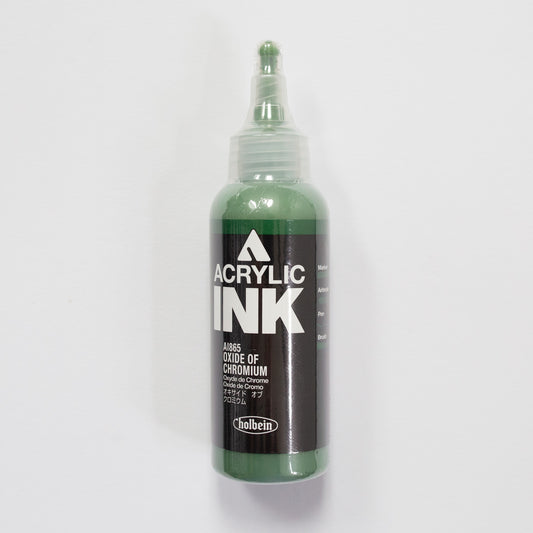 Holbein Acrylic Ink AI865 Oxide Of Chromium C 100ml